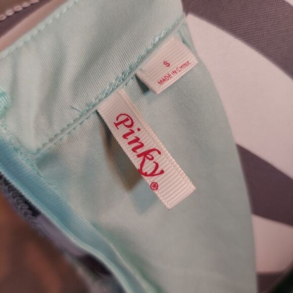 GUC Pinky Sherbert Green Sleeveless Lace Mini Dress Womens - Picture 7 of 9